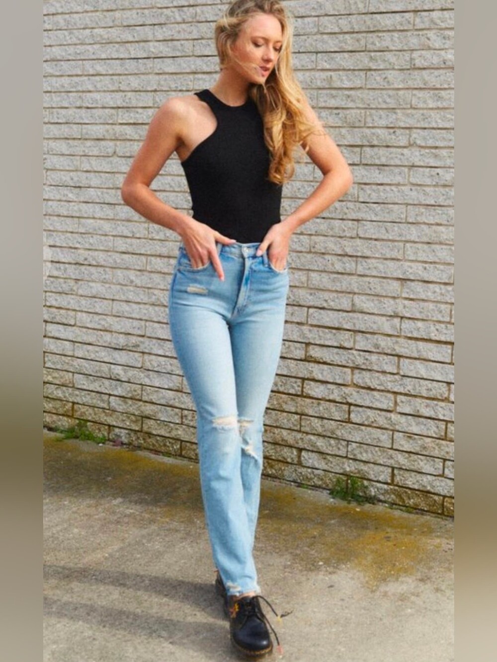 MOTHER Superior High Waisted Rider Skimp Jeans